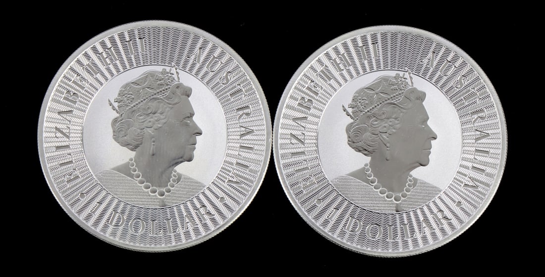 2 ONE TROY OUNCE .999 SILVER AUSTRALIAN DOLLARS (1 of 2)