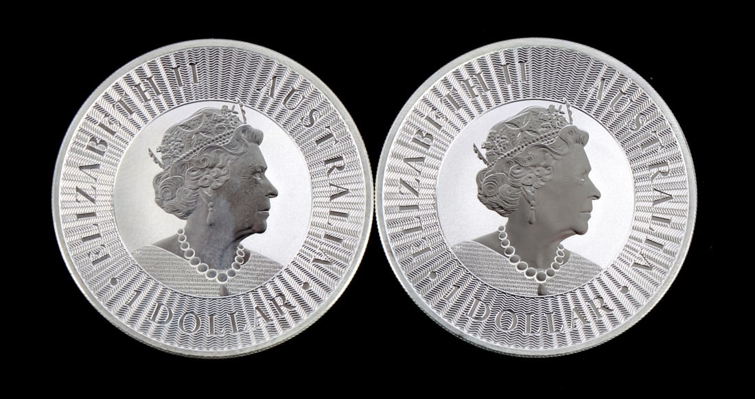 2 ONE TROY OUNCE .999 SILVER AUSTRALIAN DOLLARS (1 of 2)