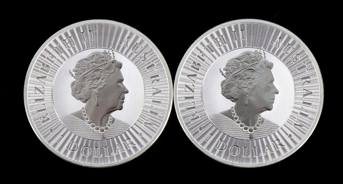 2 ONE TROY OUNCE .999 SILVER AUSTRALIAN DOLLARS (1 of 2)