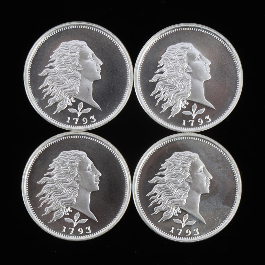 4 HALF TROY OUNCE .999 SILVER LIBERTY ROUNDS (1 of 2)