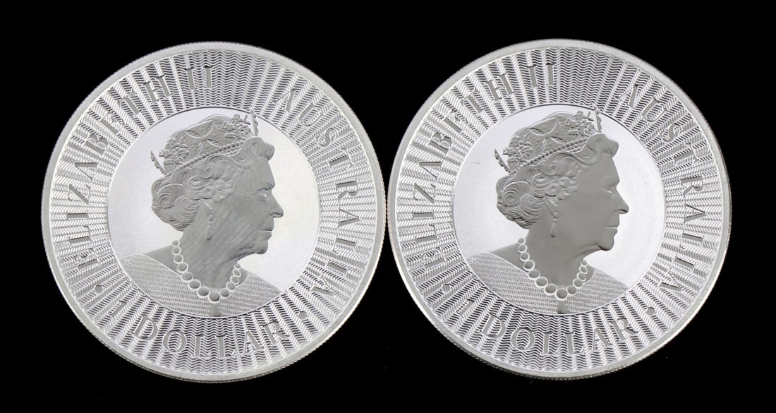 2 ONE TROY OUNCE .999 SILVER AUSTRALIAN DOLLARS (1 of 2)