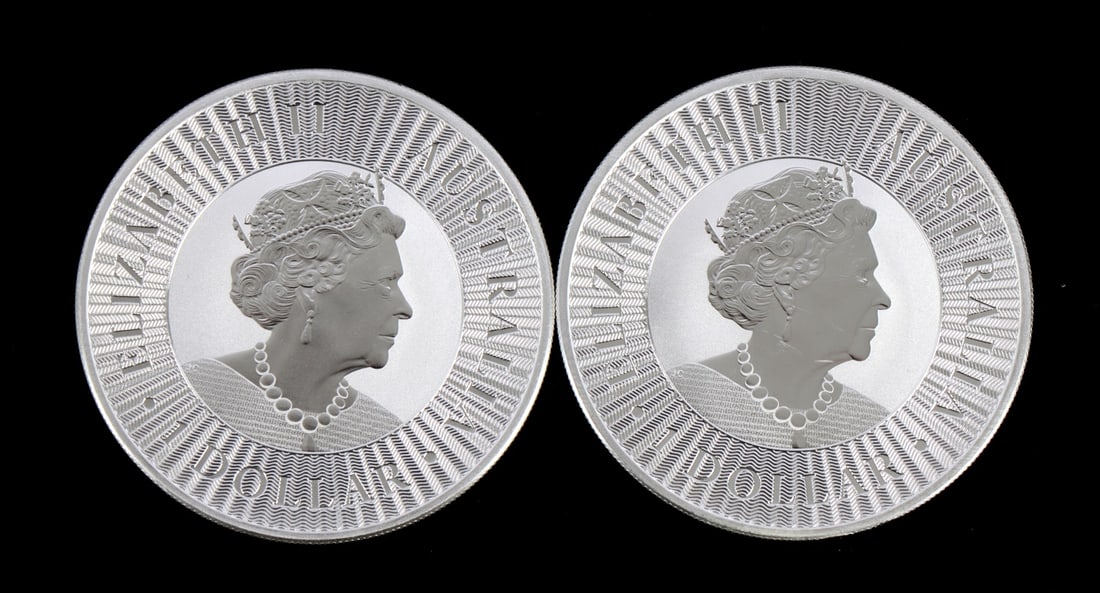 2 ONE TROY OUNCE .999 SILVER AUSTRALIAN DOLLARS (1 of 2)