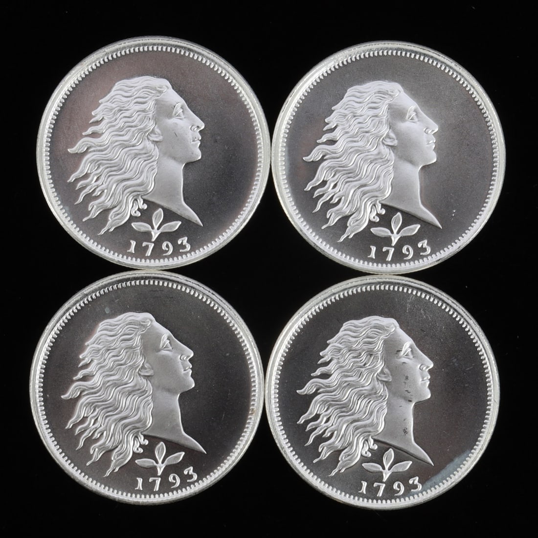 4 HALF TROY OUNCE .999 SILVER LIBERTY ROUNDS (1 of 2)