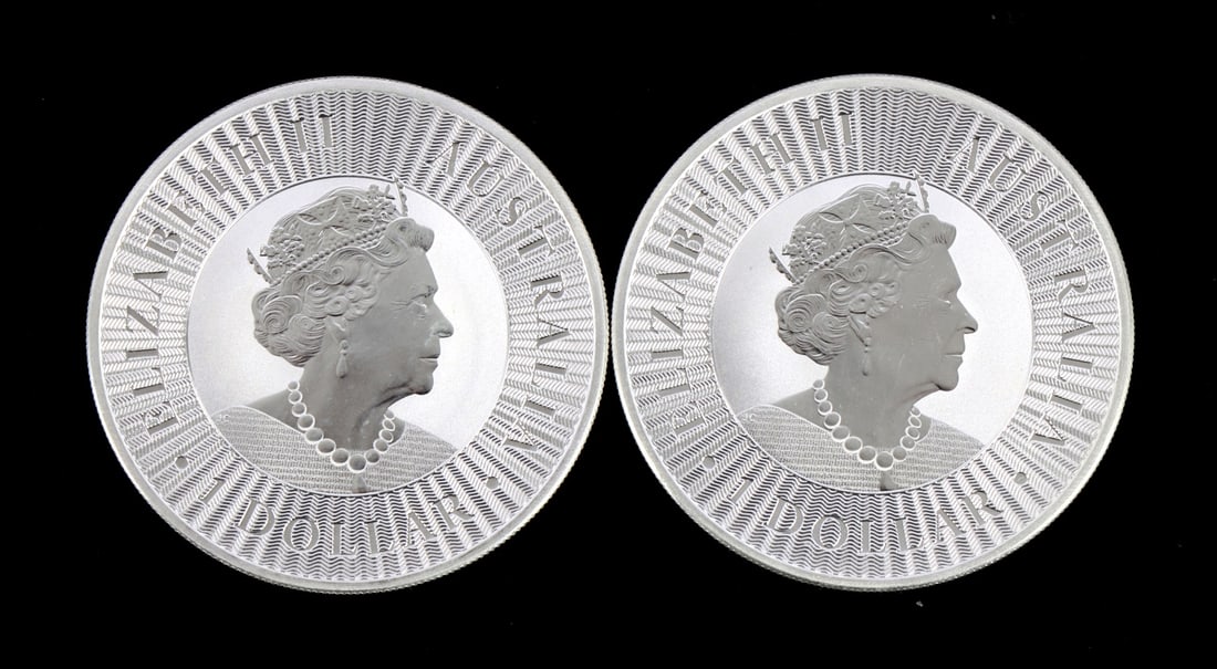 2 ONE TROY OUNCE .999 SILVER AUSTRALIAN DOLLARS (1 of 2)