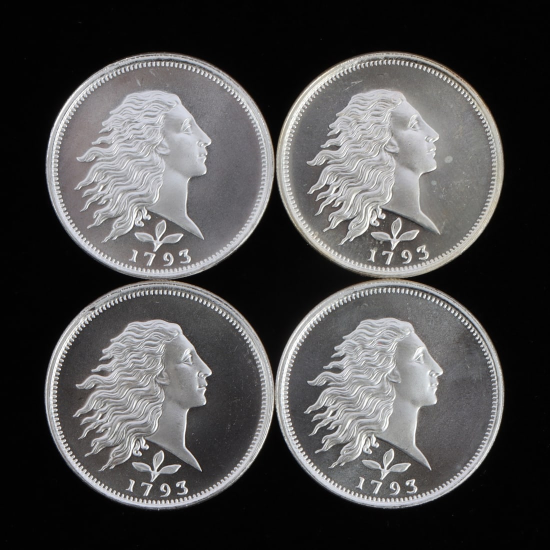 4 HALF TROY OUNCE .999 SILVER LIBERTY ROUNDS (1 of 2)