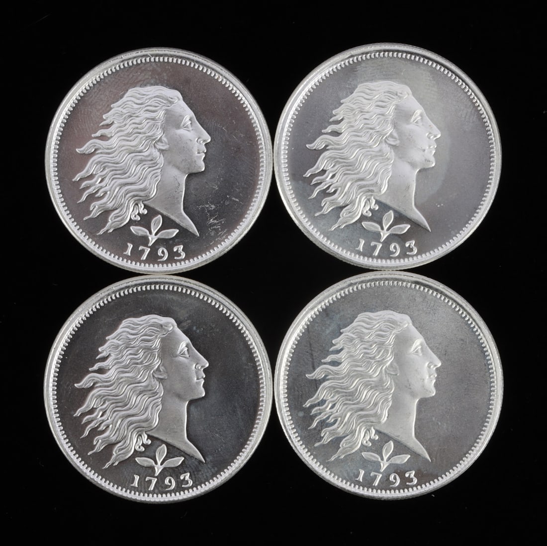 4 HALF TROY OUNCE .999 SILVER LIBERTY ROUNDS (1 of 2)