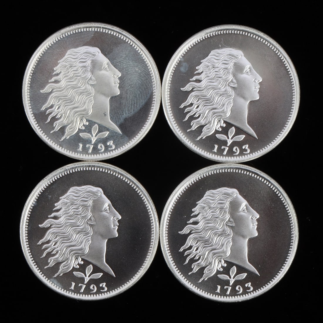 4 HALF TROY OUNCE .999 SILVER LIBERTY ROUNDS (1 of 2)