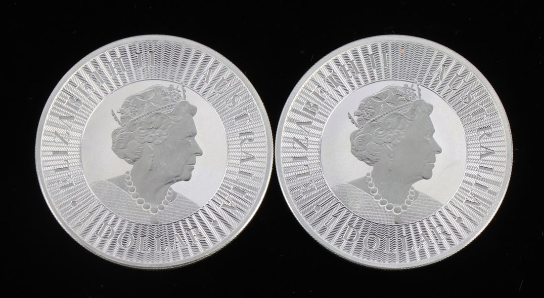2 ONE TROY OUNCE .999 SILVER AUSTRALIAN DOLLARS (1 of 2)