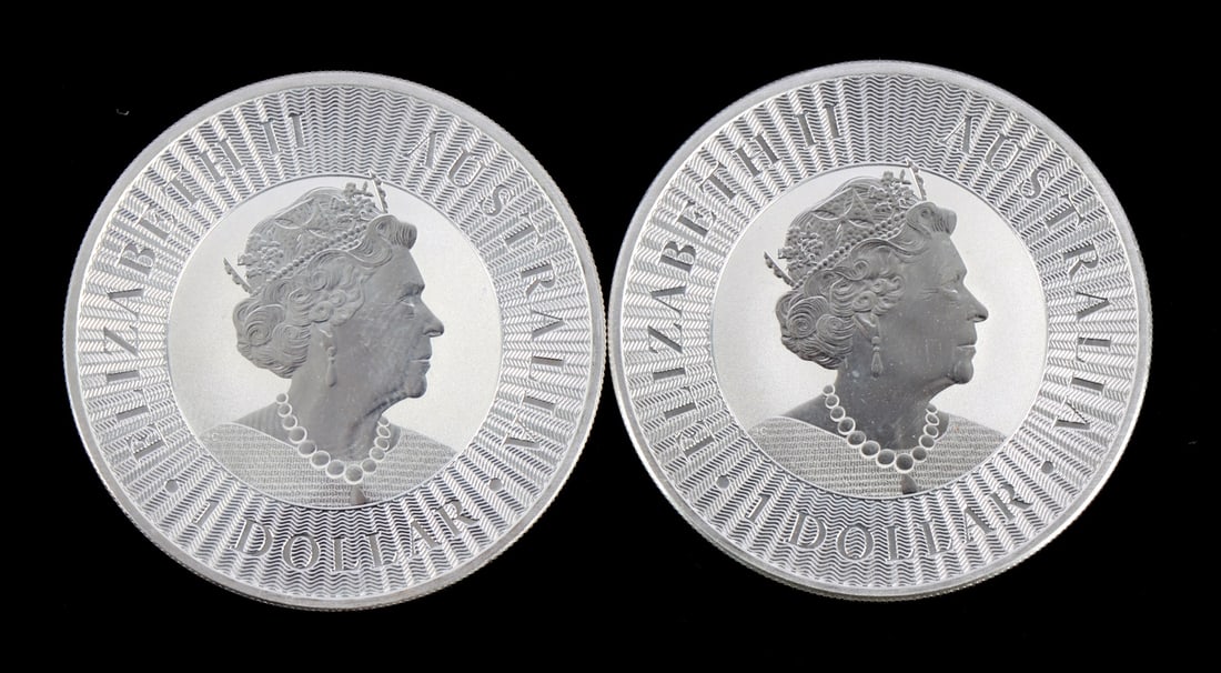 2 ONE TROY OUNCE .999 SILVER AUSTRALIAN DOLLARS (1 of 2)
