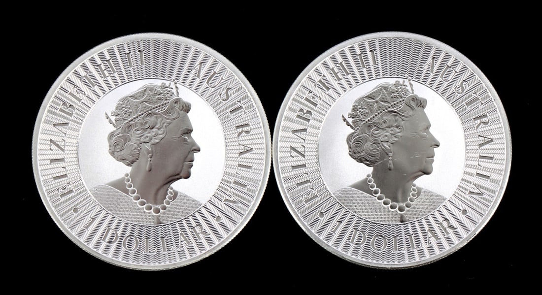 2 ONE TROY OUNCE .999 SILVER AUSTRALIAN DOLLARS (1 of 2)