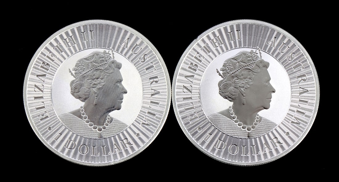 2 ONE TROY OUNCE .999 SILVER AUSTRALIAN DOLLARS (1 of 2)
