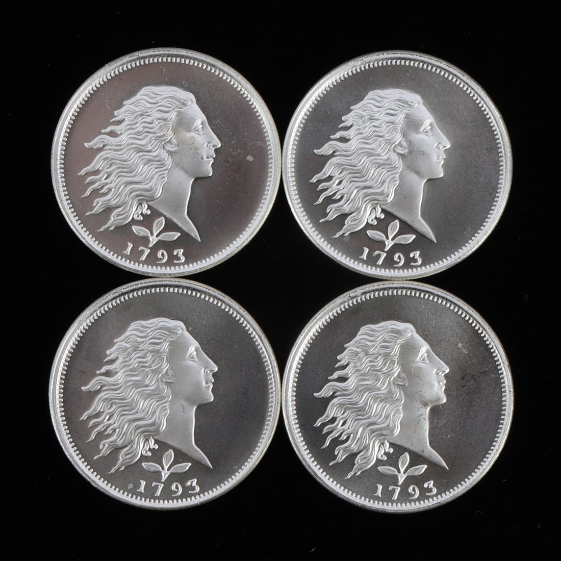 4 HALF TROY OUNCE .999 SILVER LIBERTY ROUNDS (1 of 2)