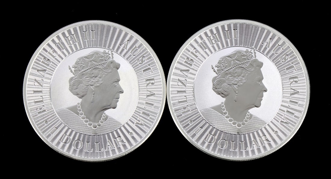 2 ONE TROY OUNCE .999 SILVER AUSTRALIAN DOLLARS (1 of 2)