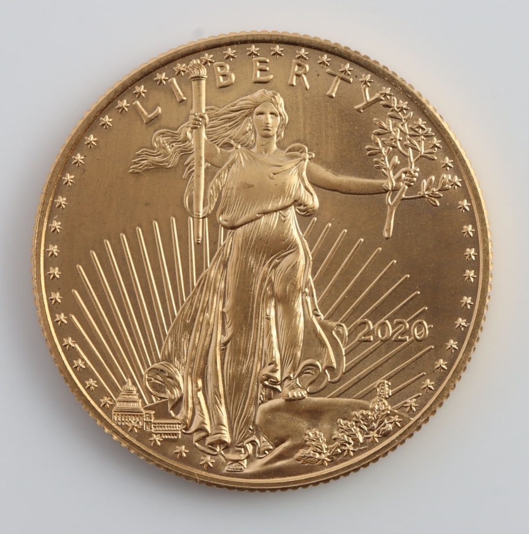 2020 HALF OUNCE GOLD AMERICAN EAGLE (1 of 2)
