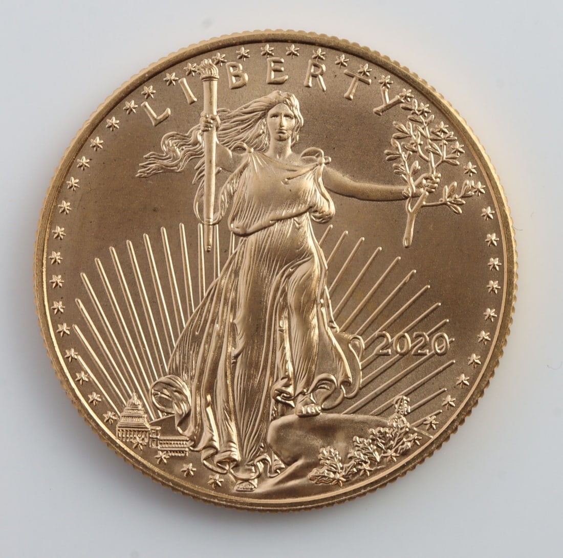 2020 HALF OUNCE GOLD AMERICAN EAGLE (1 of 2)