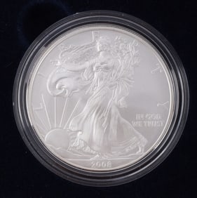 US .999 FINE SILVER EAGLE WALKING LIBERTY BU