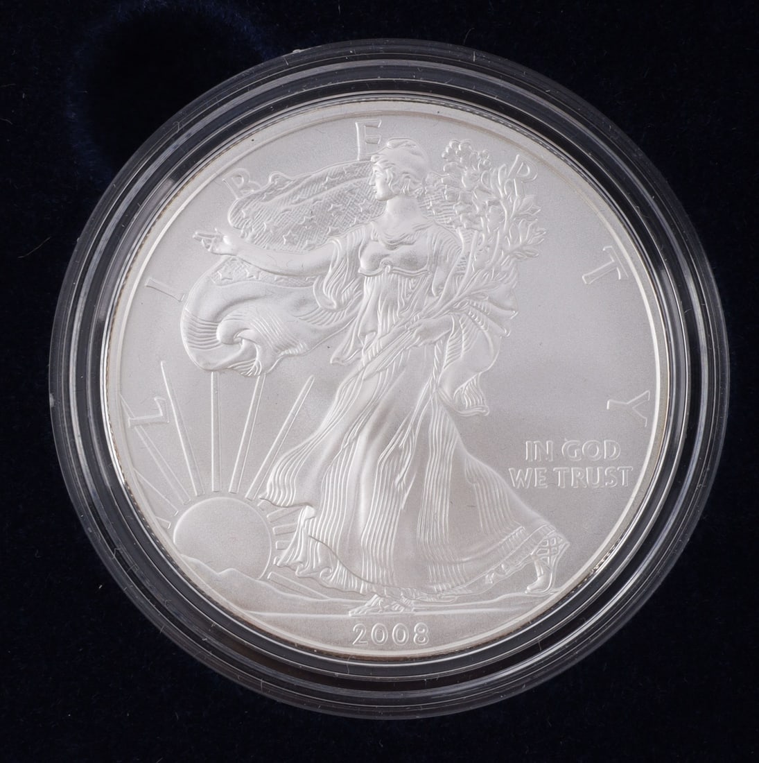US .999 FINE SILVER EAGLE WALKING LIBERTY BU (1 of 3)