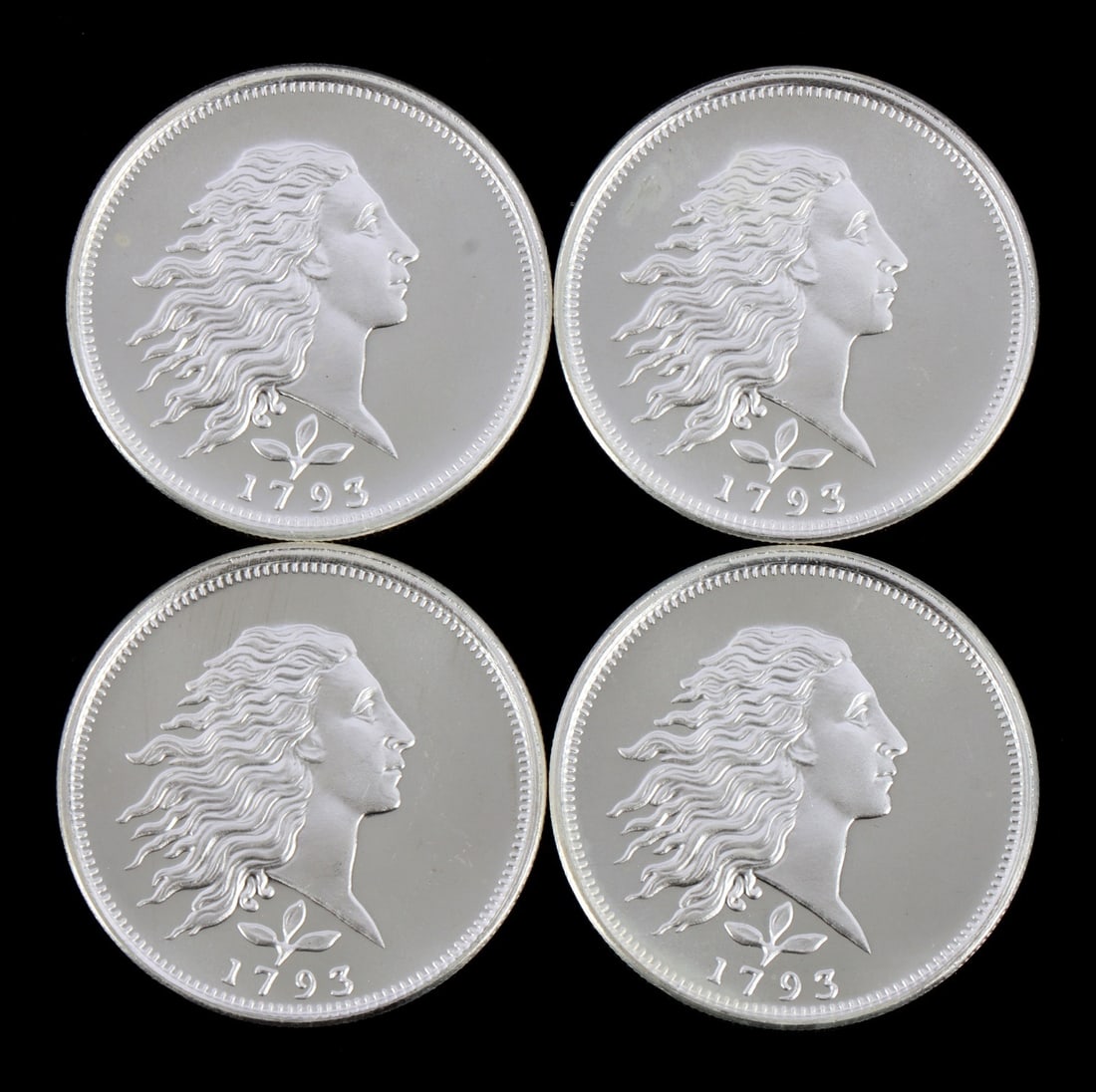 4 HALF TROY OUNCE .999 SILVER LIBERTY ROUNDS (1 of 2)