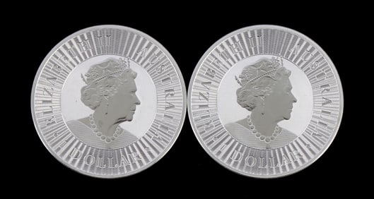 2 ONE TROY OUNCE .999 SILVER AUSTRALIAN DOLLARS