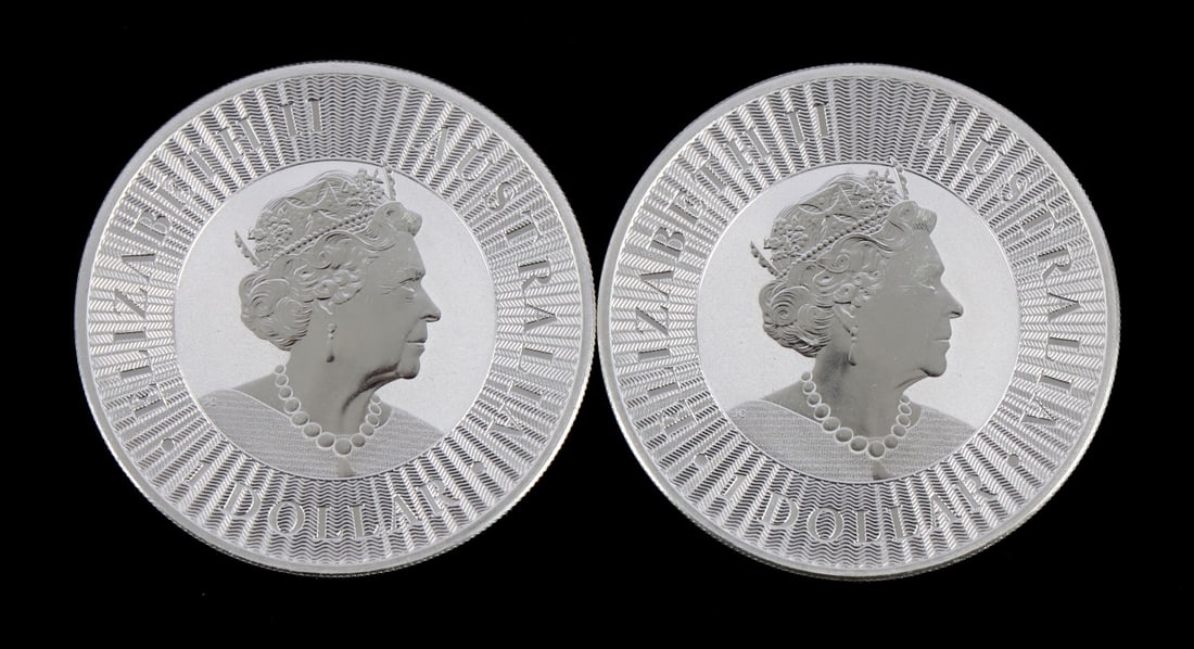 2 ONE TROY OUNCE .999 SILVER AUSTRALIAN DOLLARS (1 of 2)
