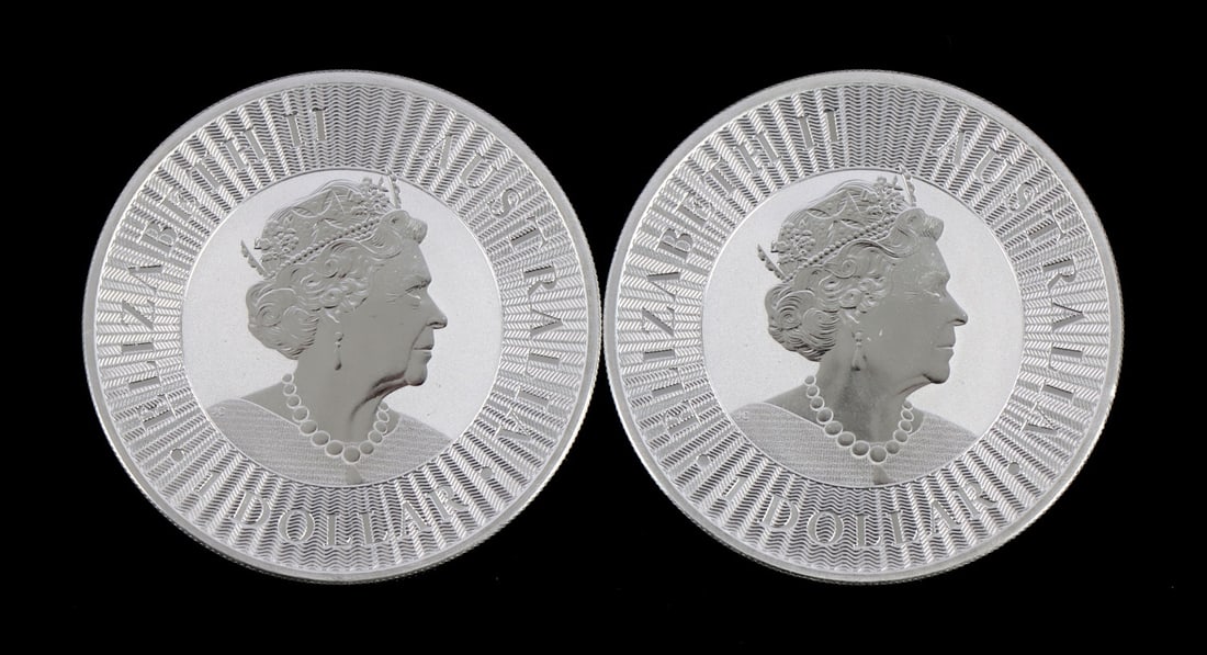 2 ONE TROY OUNCE .999 SILVER AUSTRALIAN DOLLARS (1 of 2)