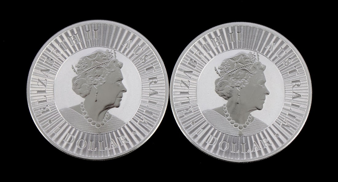 2 ONE TROY OUNCE .999 SILVER AUSTRALIAN DOLLARS (1 of 2)