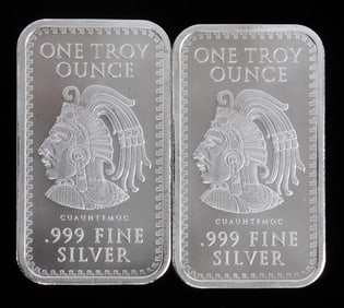 2 ONE TROY OUNCE .999 SILVER EAGLE 2014
