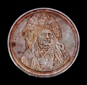 FIVE OUNCE RUNNING ANTELOPE SILVER BULLION