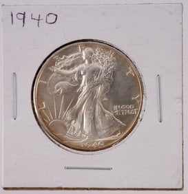 1940 MINT STATE US WALKING LIBERTY HALF DOLLAR