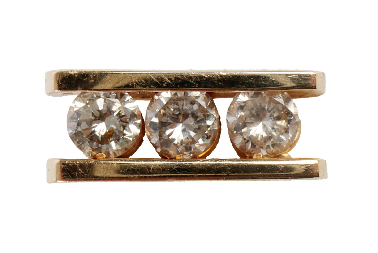 14KT GOLD DIAMOND PENDENT (1 of 5)