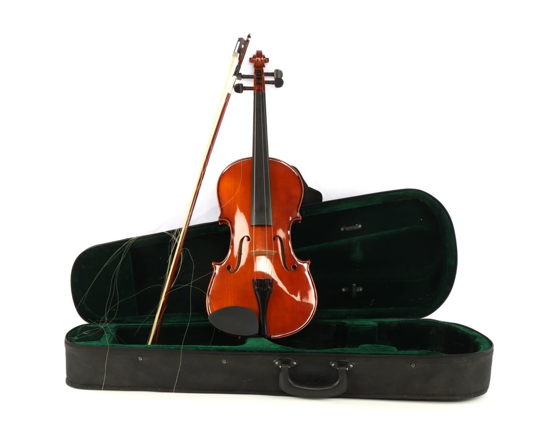 PALATINO HANDCRAFTED VIOLA OUTFIT W/ CASE & BOW (1 of 12)