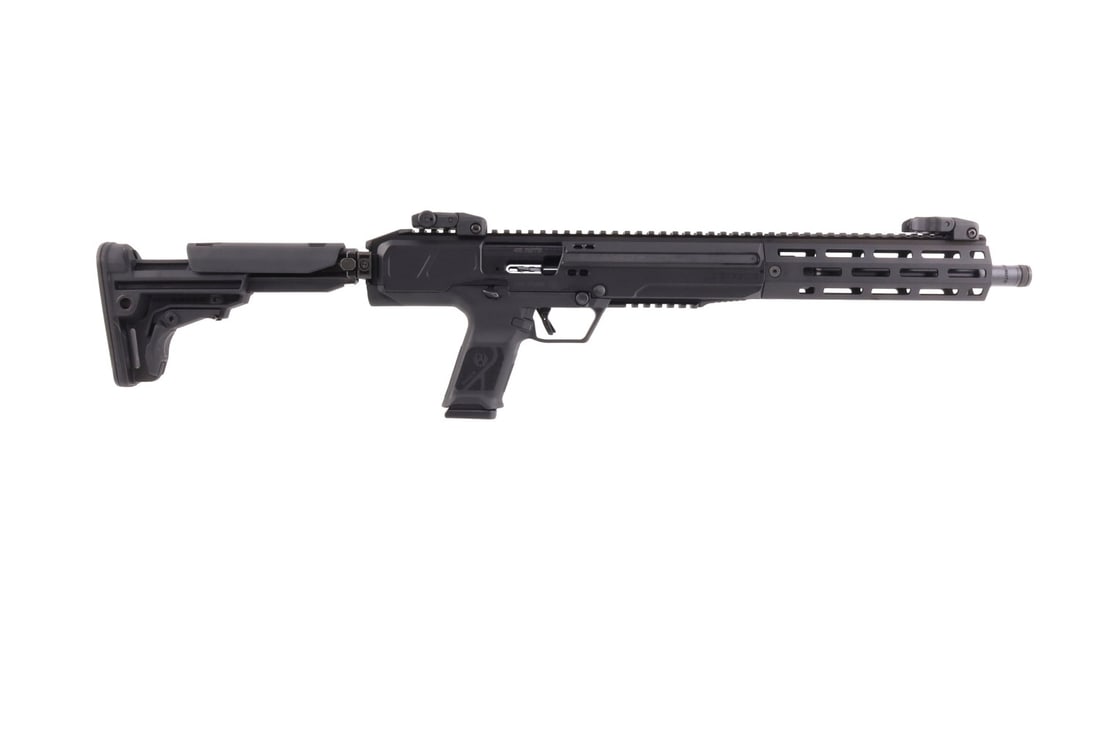 RUGER LC CARBINE .45 ACP SEMI AUTO RIFLE PCC NIB: New in box Ruger LC Carbine semi-automatic rifle. Barrel length 16.25 inches, threaded .578"-28. Flip-up iron sights, Picatinny rail, MLOK hand guard and adjustable folding stock. Uses Glock double st