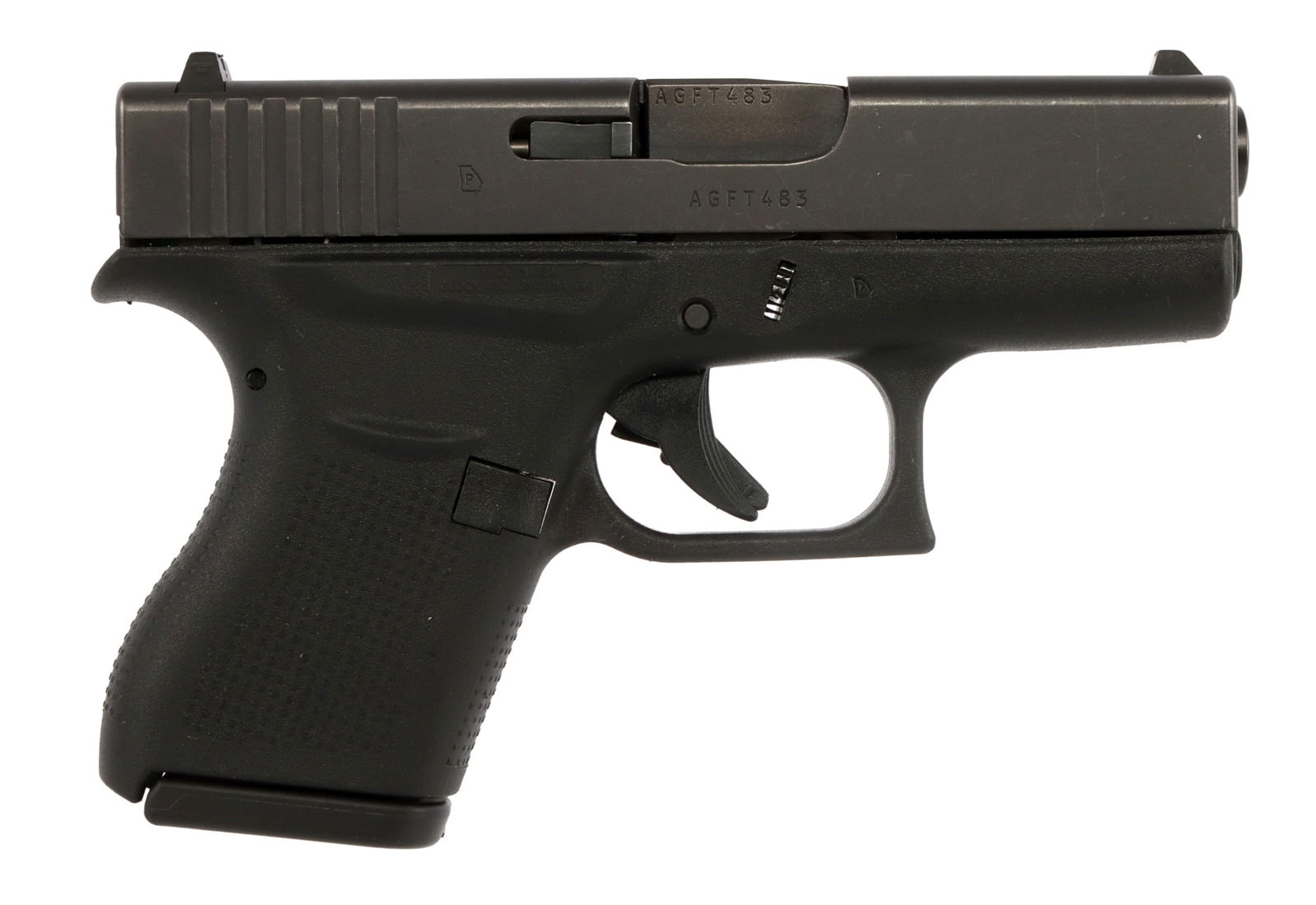 GLOCK 43 9MM LUGER SEMI AUTO PISTOL (1 of 8)