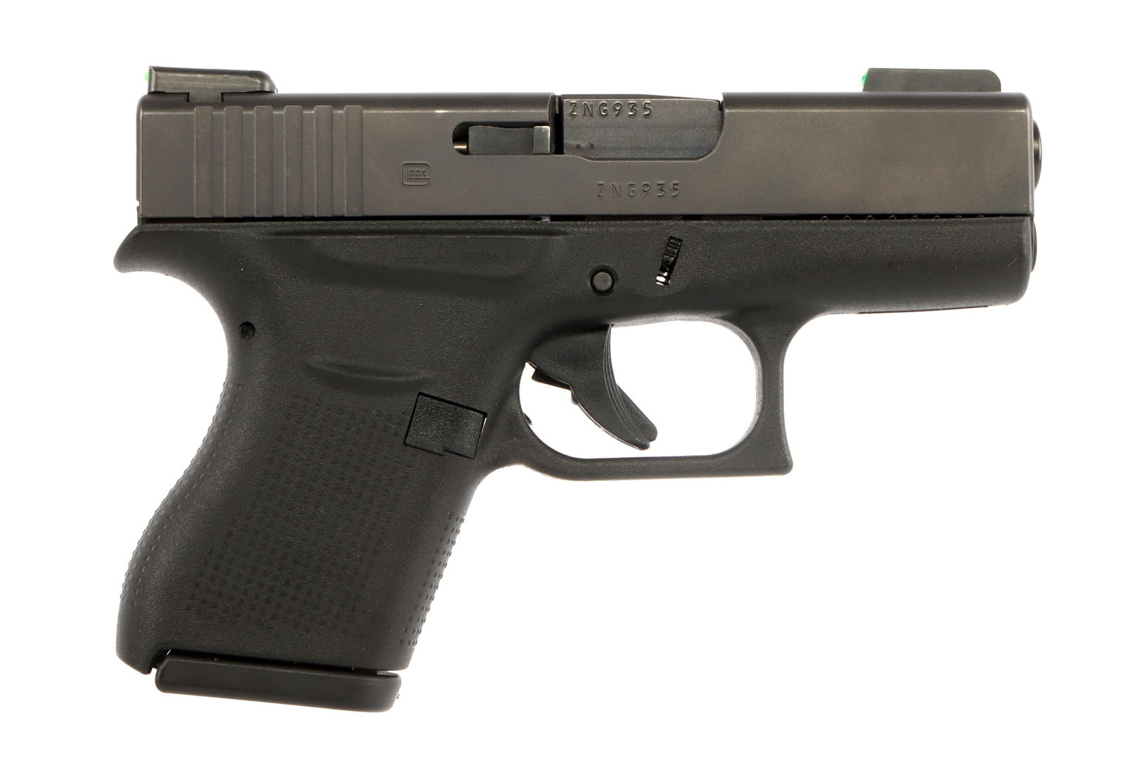 GLOCK 43 9MM SUBCOMPACT SEMI AUTO PISTOL (1 of 9)