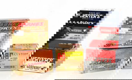 100 RDS .44 REM MAG BIG GAME & SELF DEFENSE AMMO