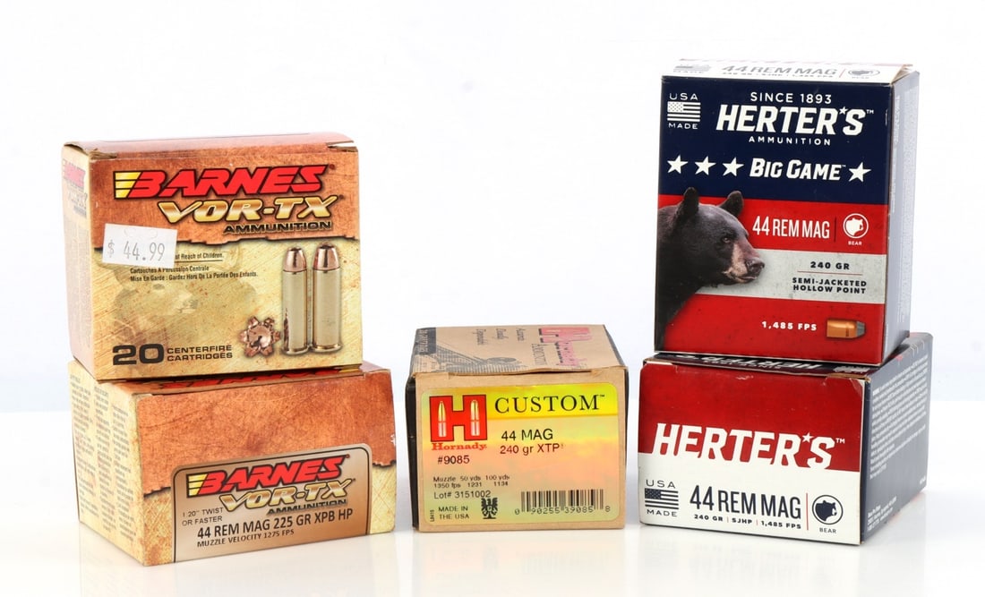 100 RDS .44 REM MAG BIG GAME & SELF DEFENSE AMMO (1 of 4)