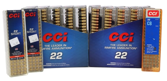 2295 ROUNDS .22 SHORT 29GR CCI TARGET RIMFIRE AMMO