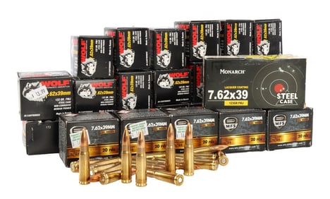 540 RDS 7.62X39MM 122GR FMJ AK-47 RIFLE AMMUNITION