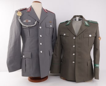 2 GERMAN BUNDESWEHR TUNICS