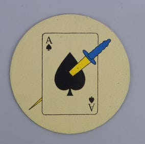 WWII USAAF 116TH OBSERVATION SQ. LEATHER PATC