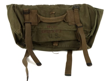 WWII US ARMY M1945 CARGO PACK & M2 AMMUNITION BAG
