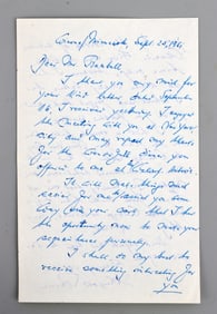 WWII GERMAN SIGNED LETTER FROM LEOPOLD BURKNER