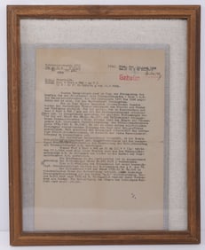 WWII GERMAN THIRD REICH PAYMASTER TELEGRAPH