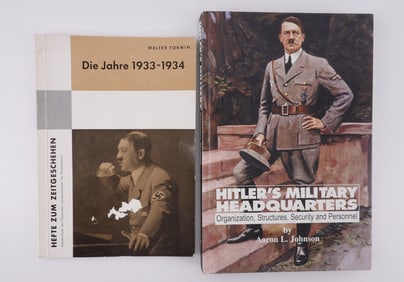 WWII GERMAN THIRD REICH ADOLF HITLER BOOK LOT OF 2