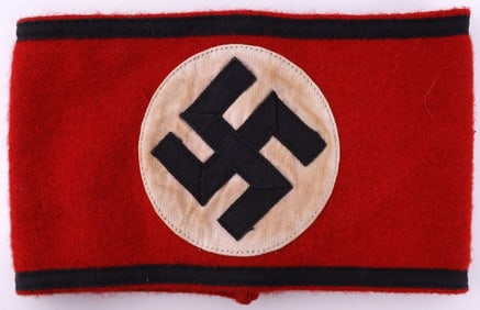 WWII GERMAN THIRD REICH SS WOOL ARMBAND