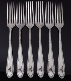 WWII GERMAN THIRD REICH LUFTWAFFE FORKS LOT OF 6