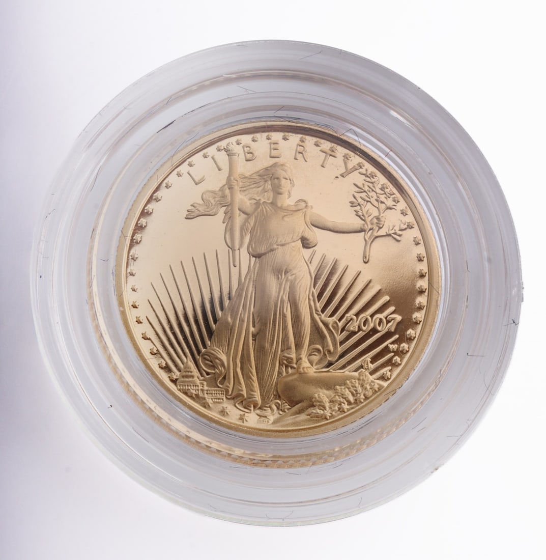 2007 1/10TH OUNCE .999 GOLD AMERICAN EAGLE (1 of 2)