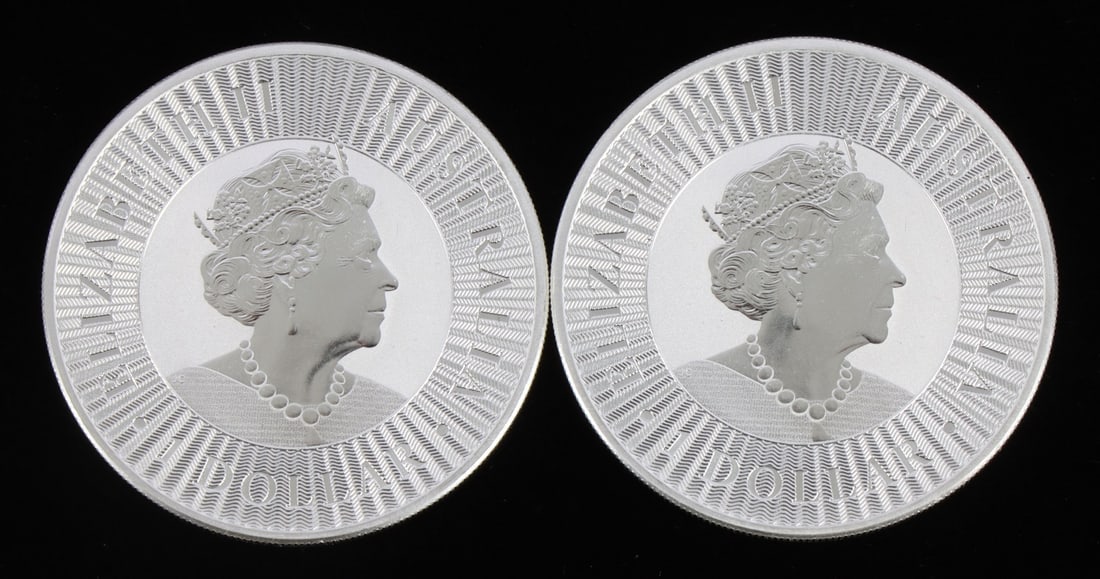 2 ONE TROY OUNCE .999 SILVER AUSTRALIAN DOLLARS (1 of 2)