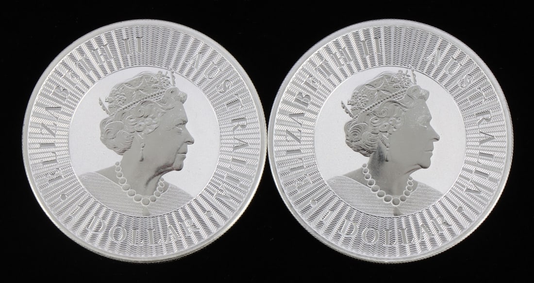 2 ONE TROY OUNCE .999 SILVER AUSTRALIAN DOLLARS (1 of 2)