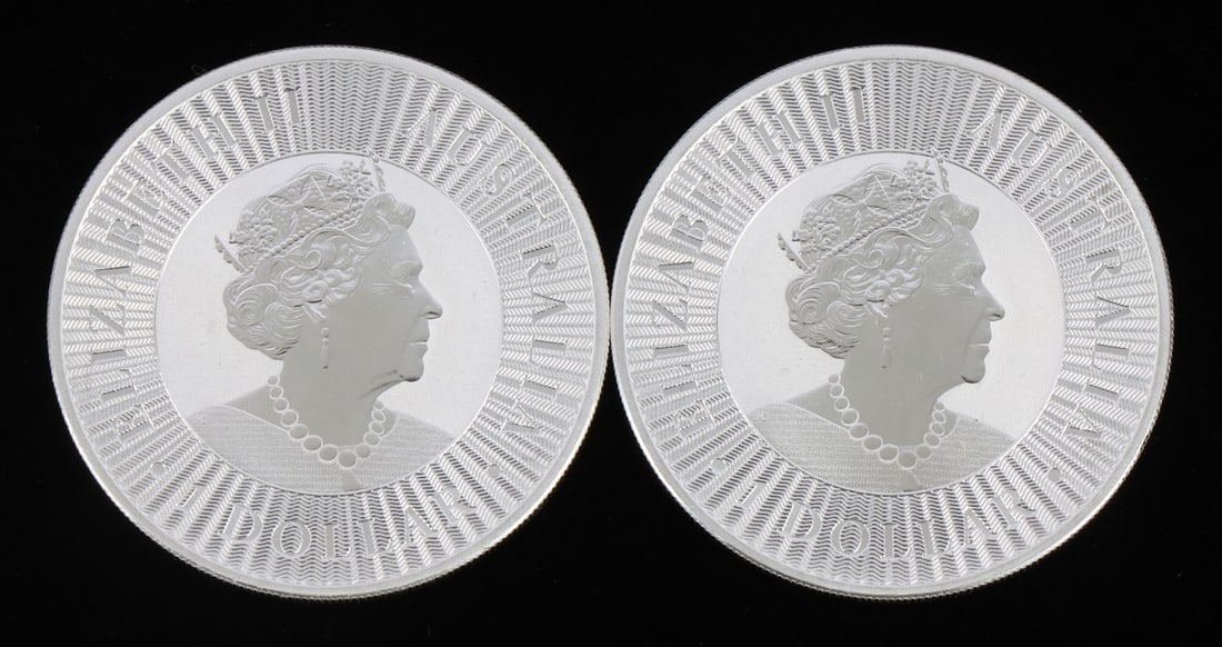 2 ONE TROY OUNCE .999 SILVER AUSTRALIAN DOLLARS (1 of 2)
